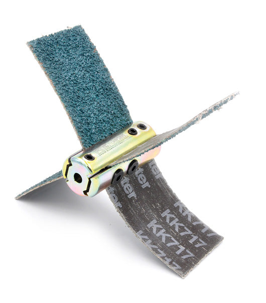 Sandpaper holders without wedge